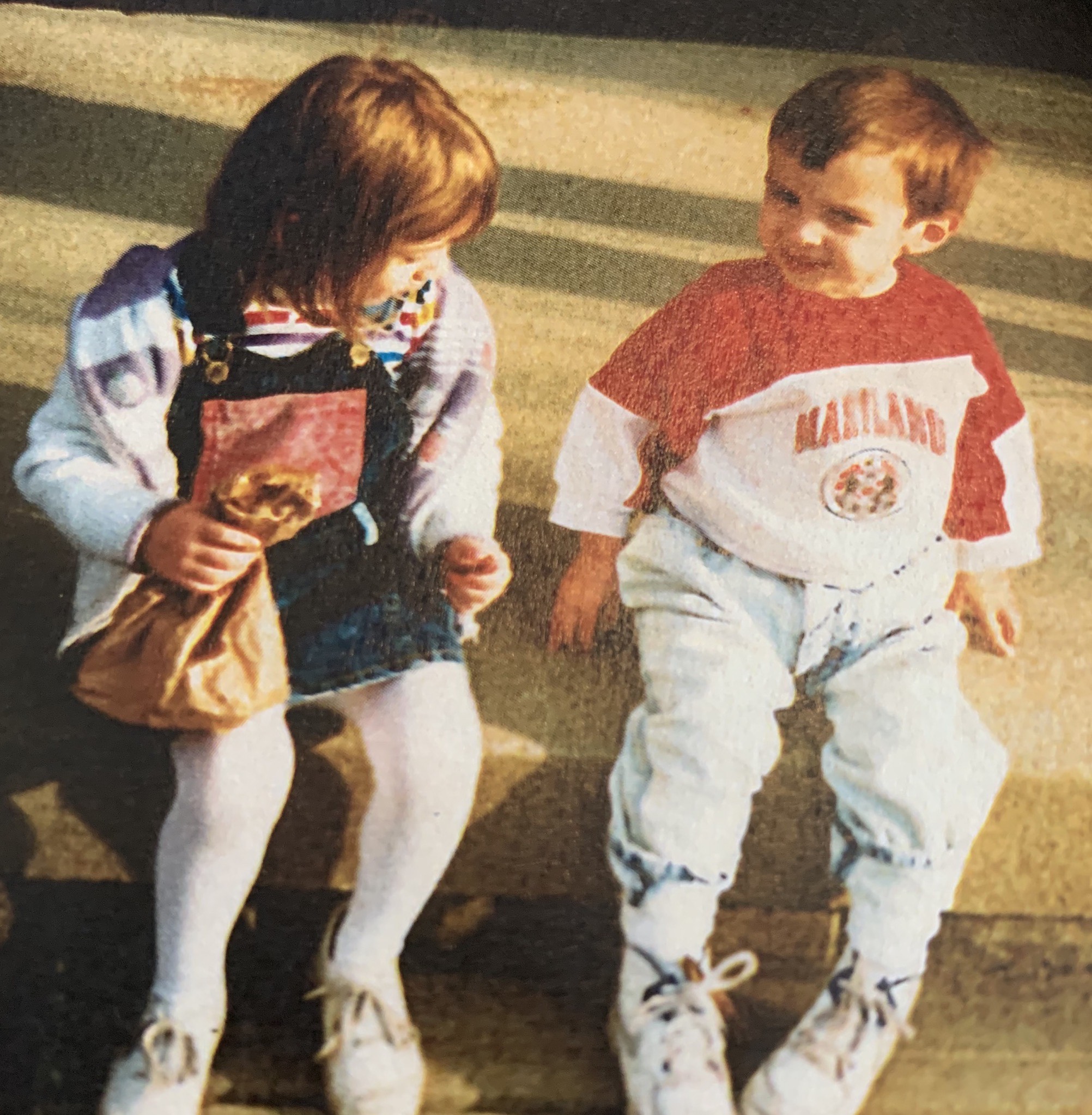 Stefanie and Jason Parks as children